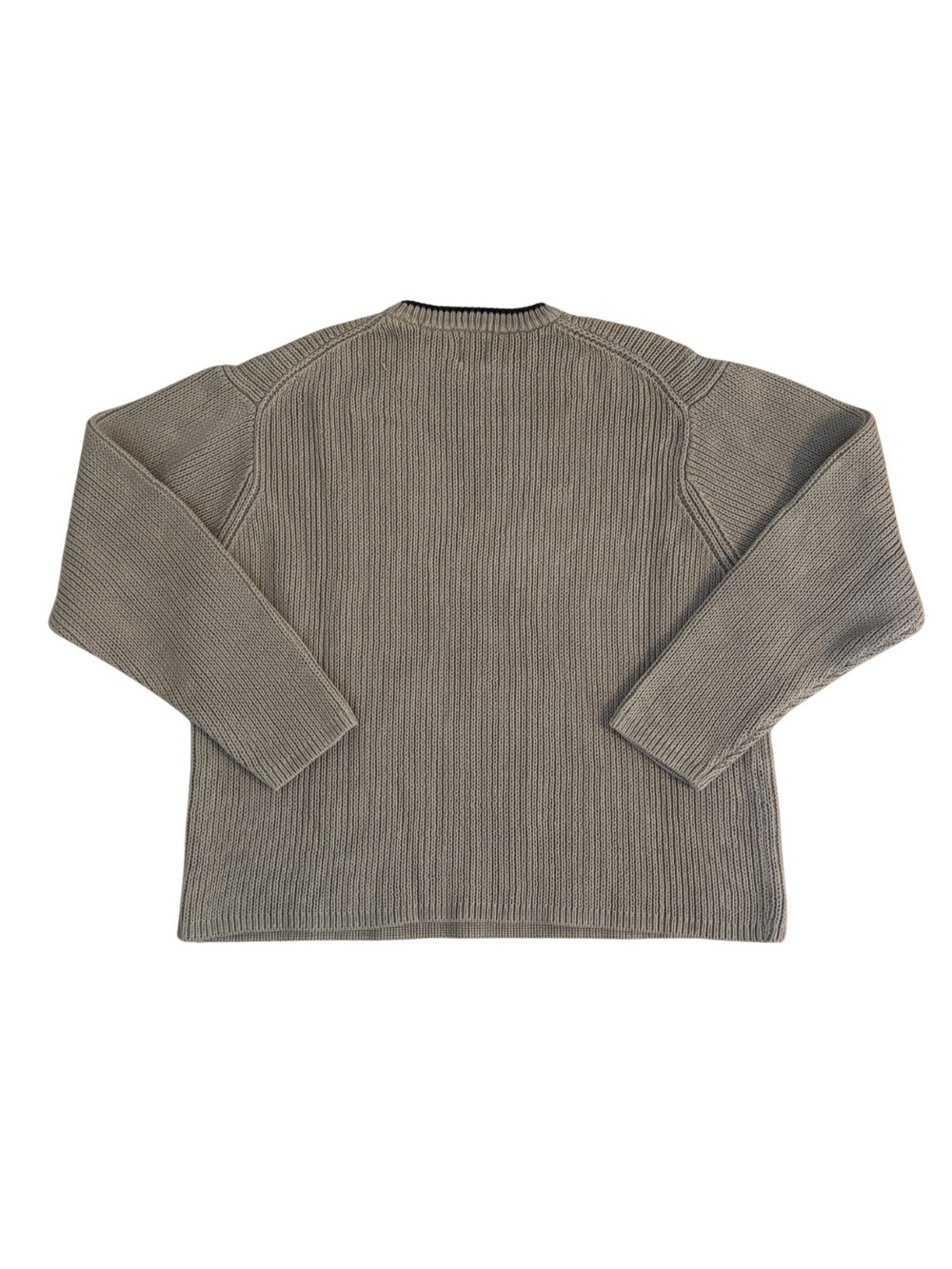 1990βs GAP Beige Ribbed Sweater - Picture 3 of 3
